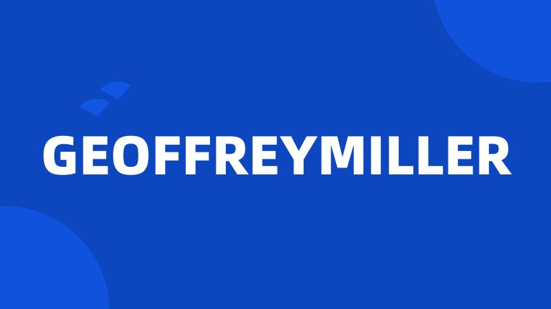 GEOFFREYMILLER