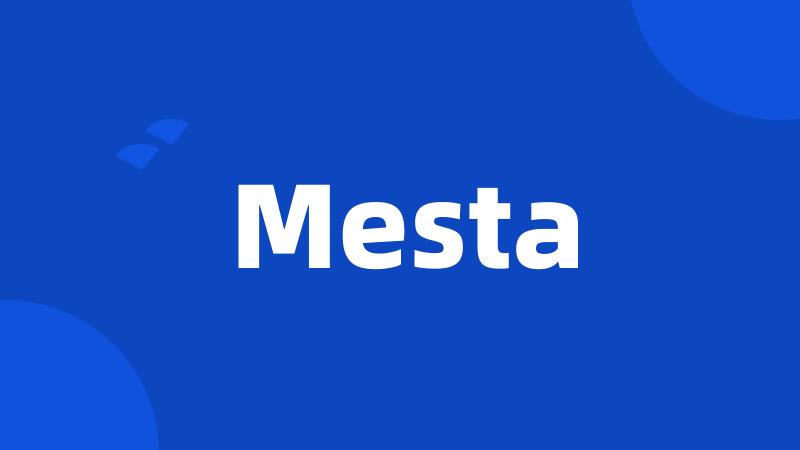 Mesta