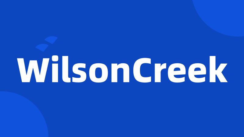 WilsonCreek