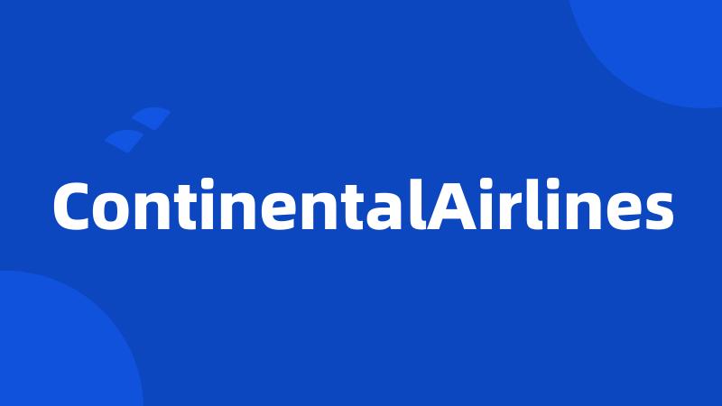 ContinentalAirlines