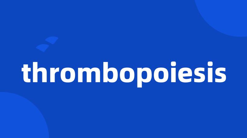 thrombopoiesis