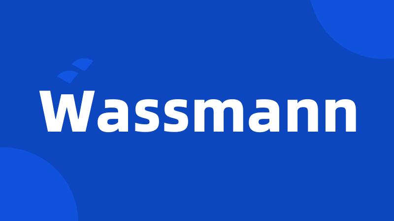 Wassmann
