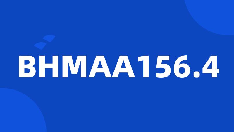 BHMAA156.4