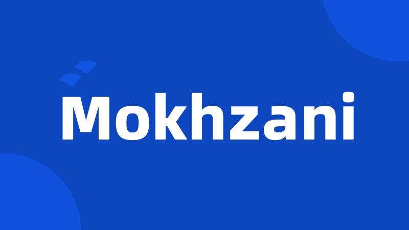 Mokhzani