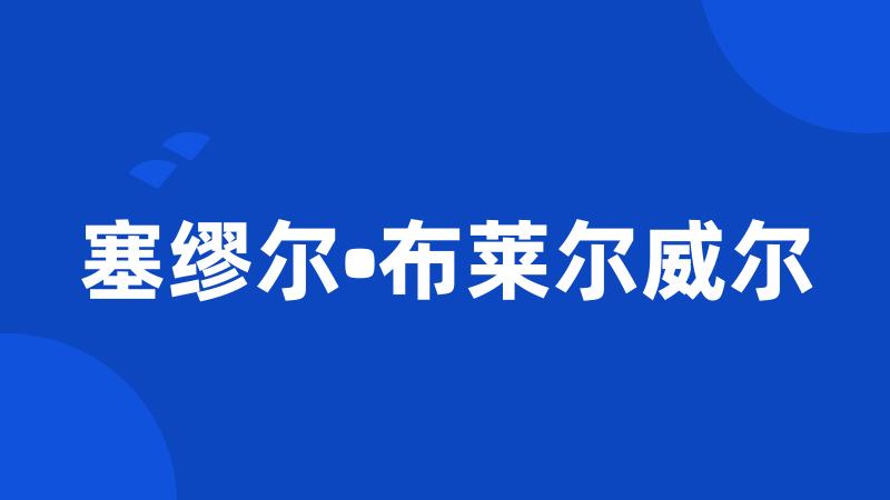 塞缪尔•布莱尔威尔