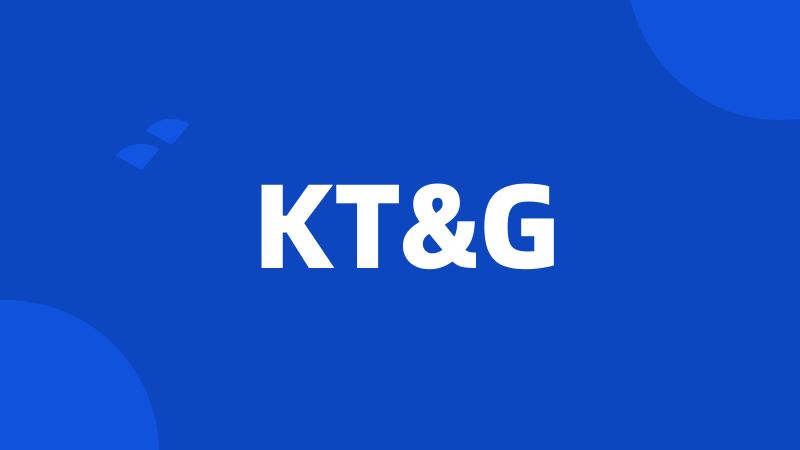 KT&G