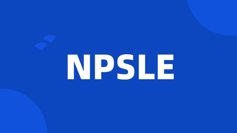 NPSLE