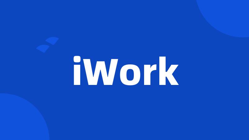 iWork