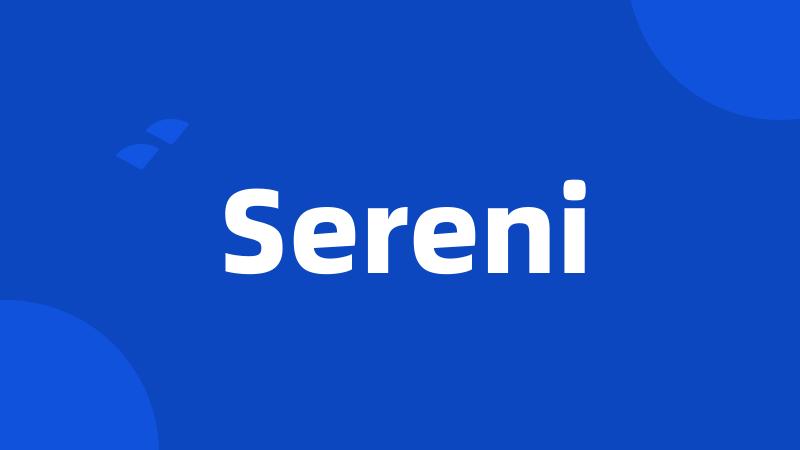 Sereni