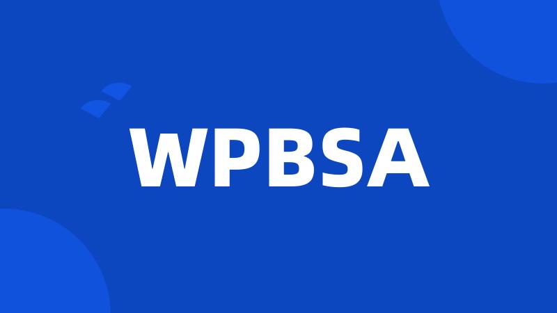 WPBSA