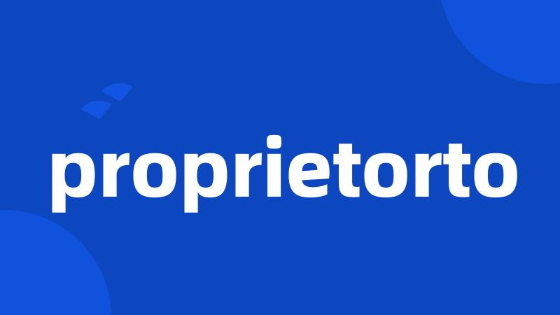 proprietorto