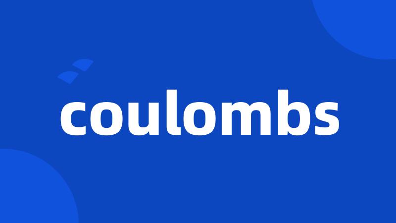 coulombs