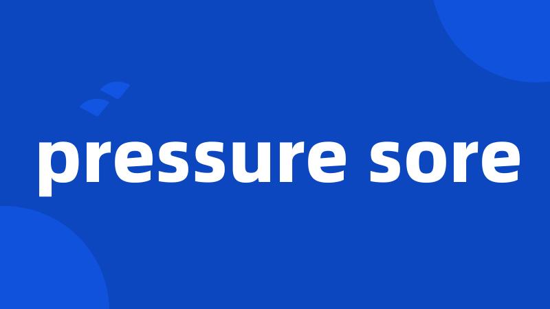 pressure sore