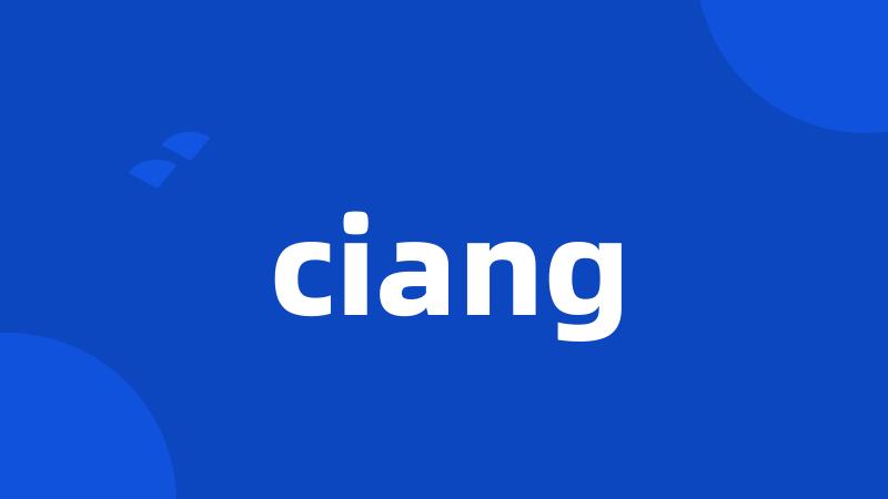 ciang