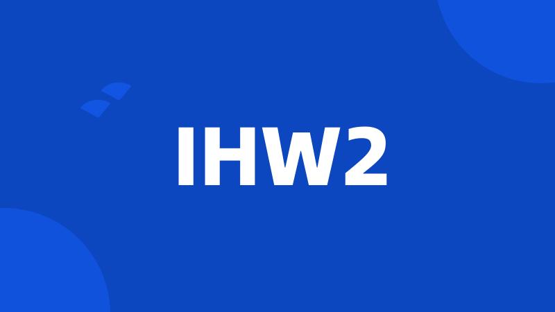 IHW2