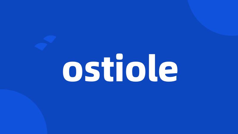 ostiole