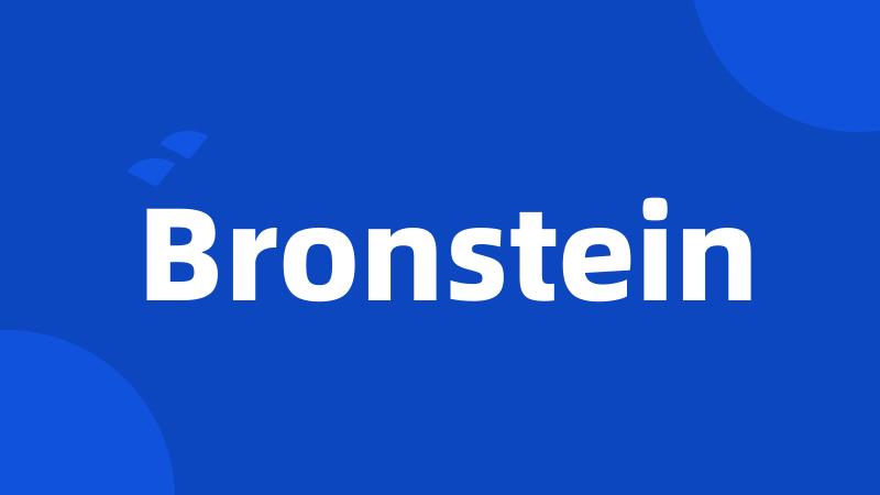 Bronstein