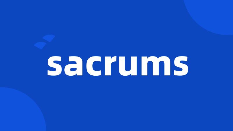 sacrums