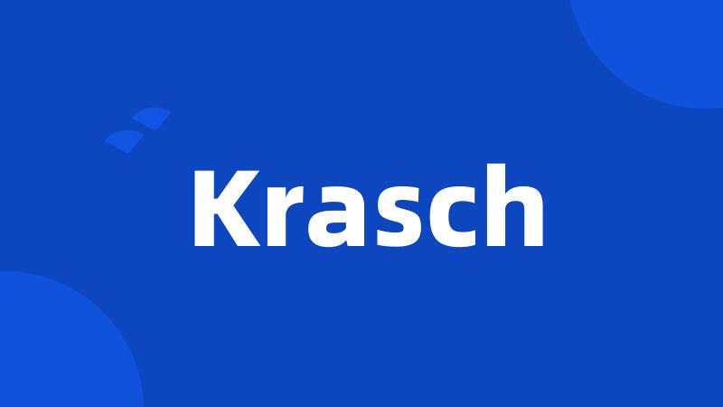 Krasch