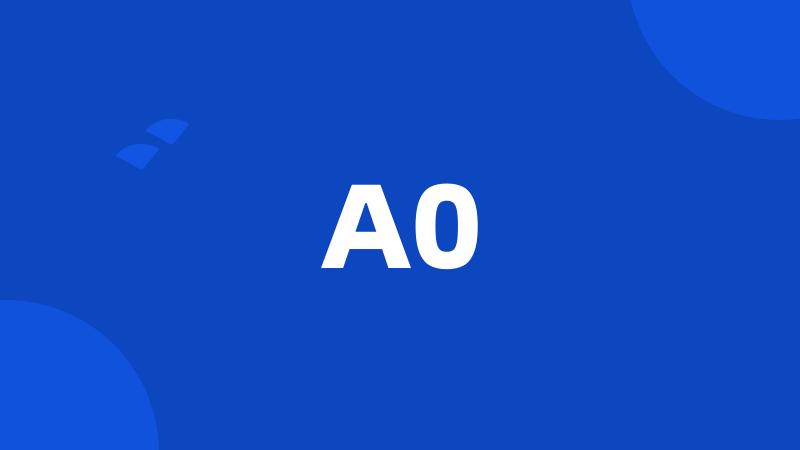 A0