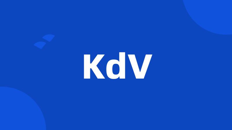 KdV