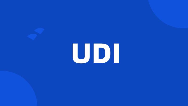 UDI