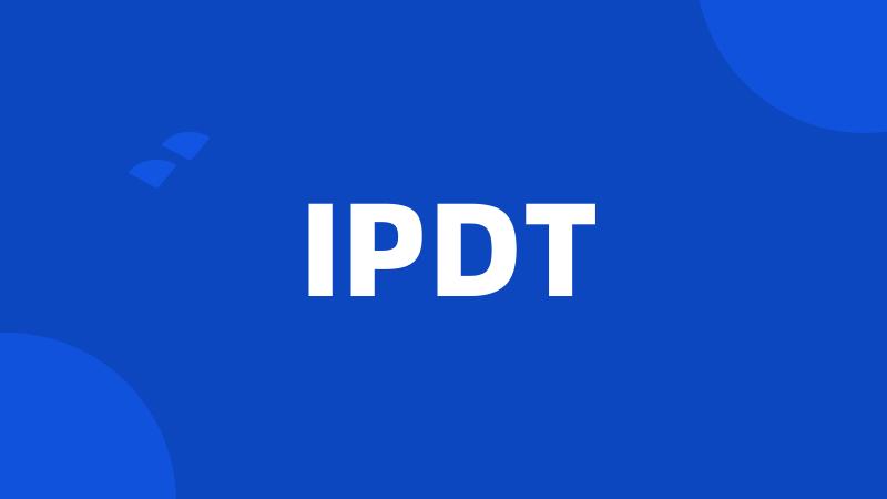 IPDT