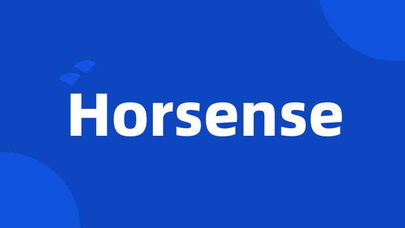 Horsense