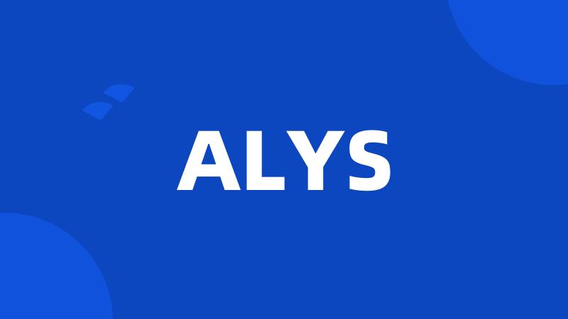 ALYS