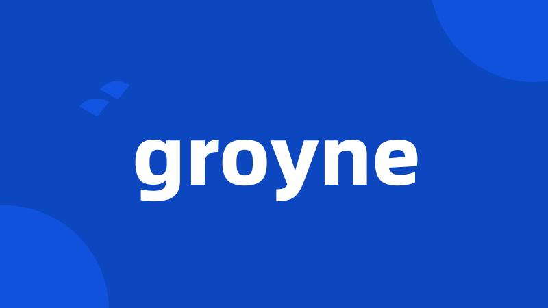 groyne