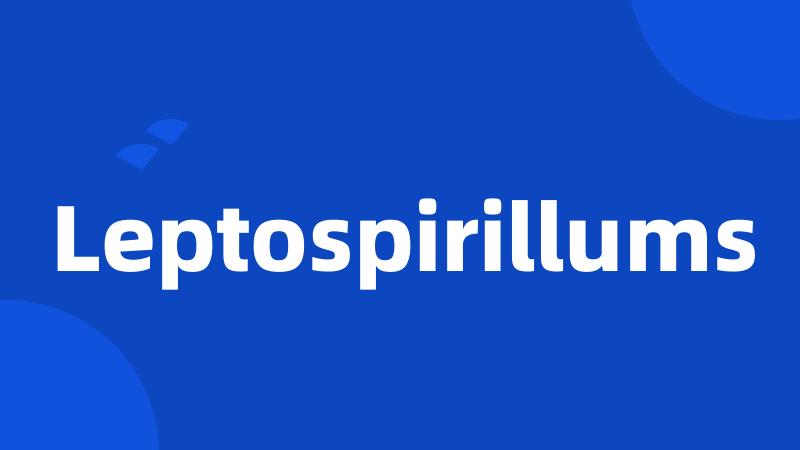 Leptospirillums