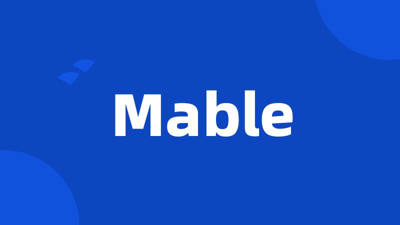 Mable