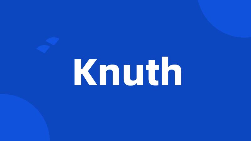 Knuth