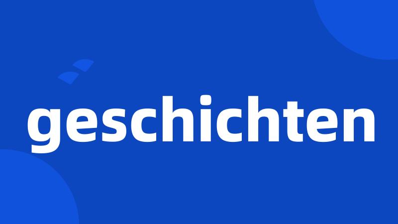 geschichten