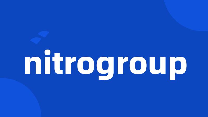 nitrogroup