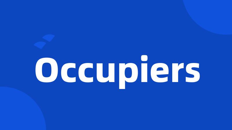 Occupiers