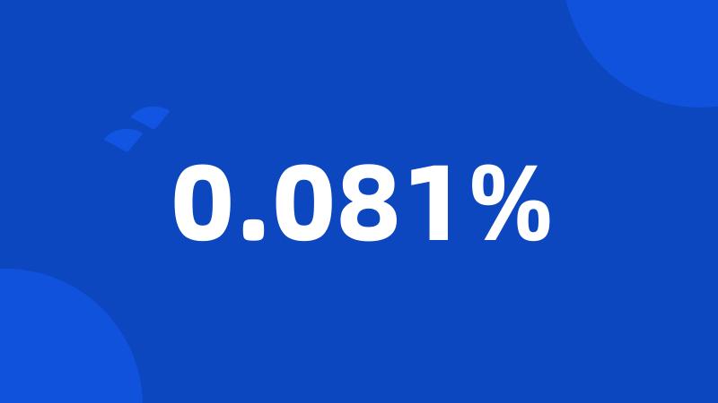 0.081%