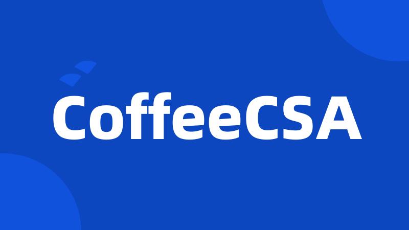 CoffeeCSA