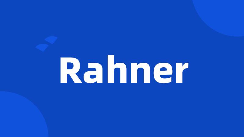 Rahner