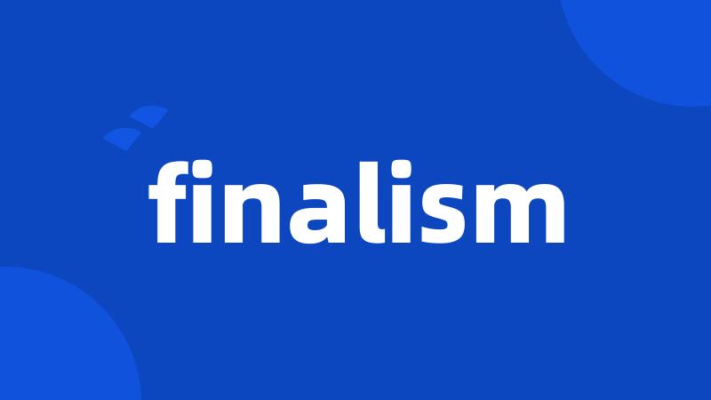 finalism