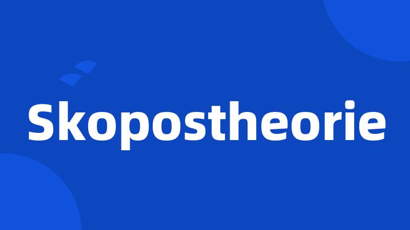 Skopostheorie