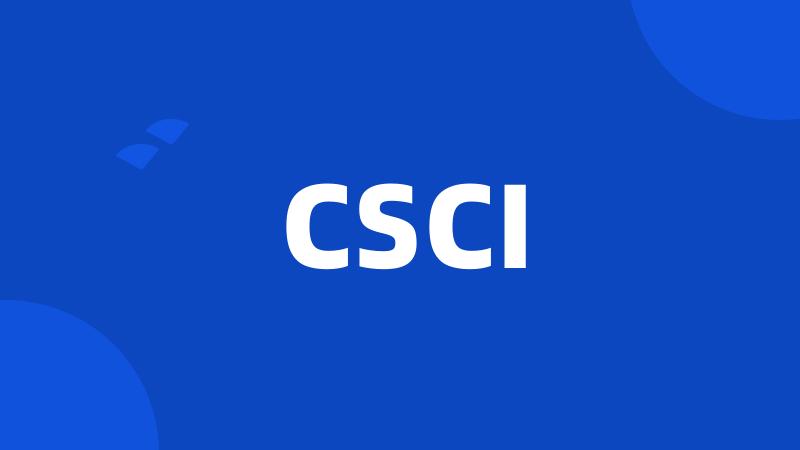 CSCI