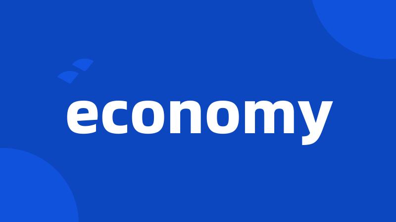 economy