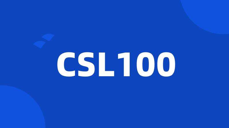 CSL100
