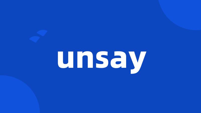 unsay