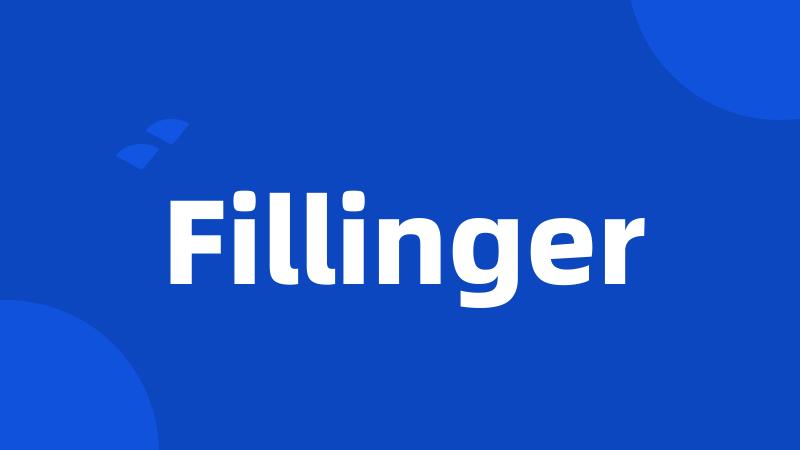 Fillinger