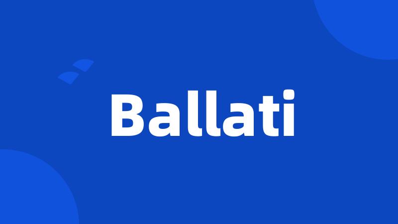 Ballati