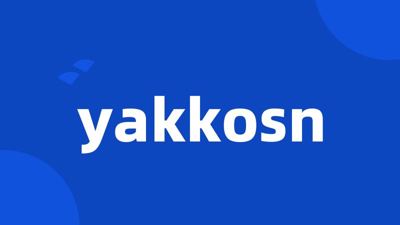 yakkosn