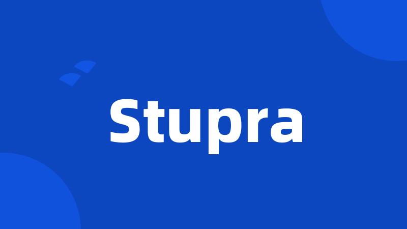 Stupra