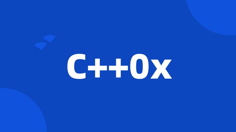 C++0x